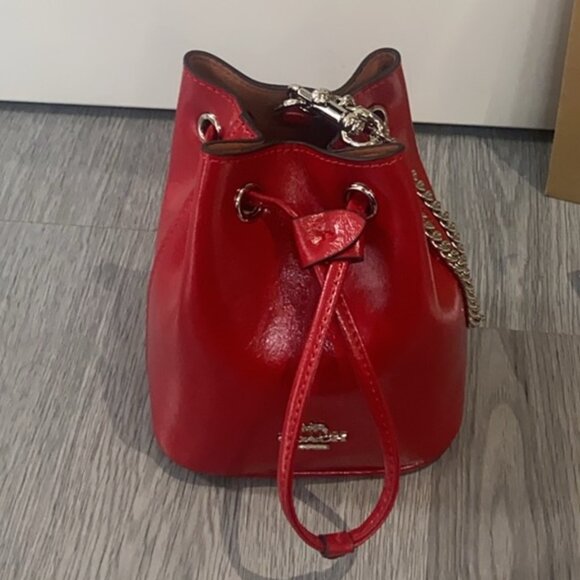 Coach Mini Chambray Colorway Drawstring Mini Tote - Picture 1 of 7